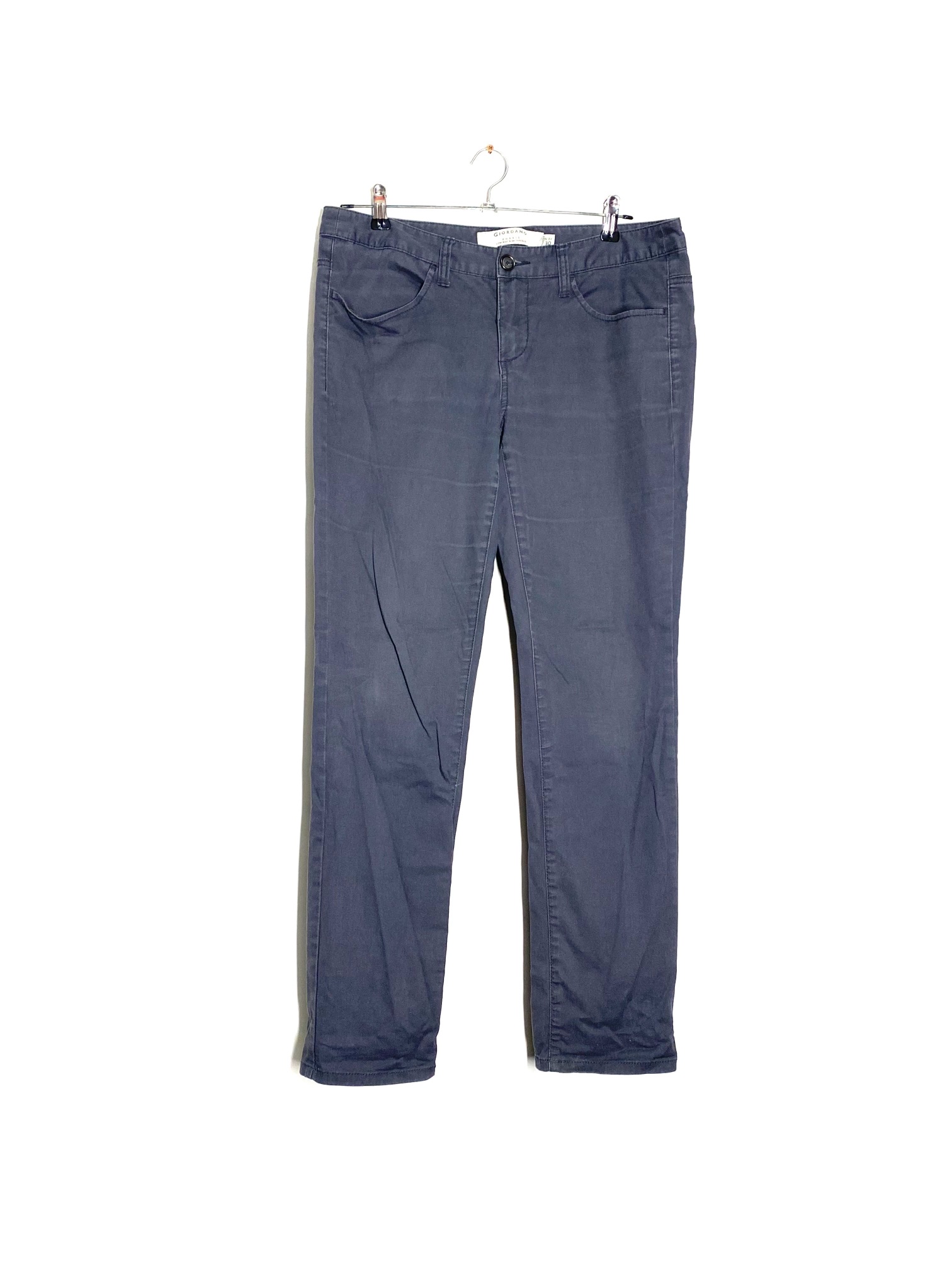 Giordano Blue Low Rise Chinos - Size 12 - The Re: Club