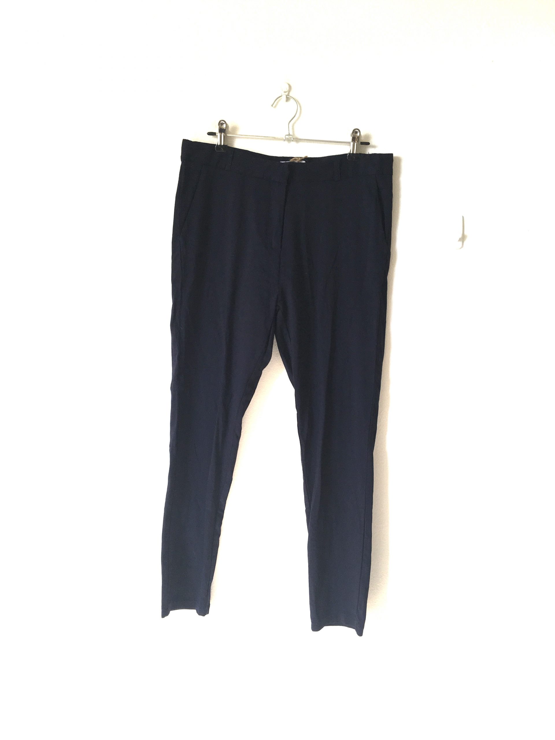 TEMT Navy Cropped Work Pants - The Re: Club