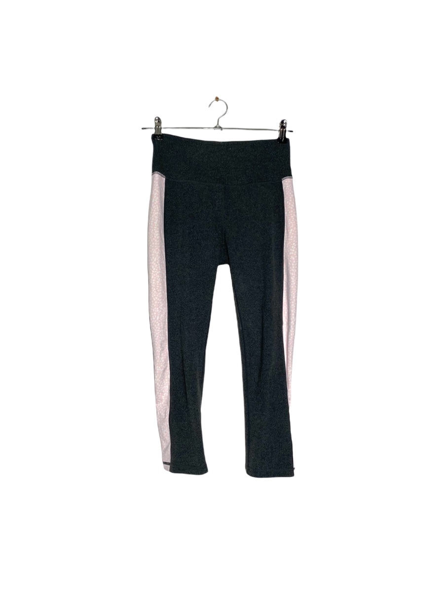 Ell & Voo Grey/Pink Cropped Active Pants - Size S - The Re: Club