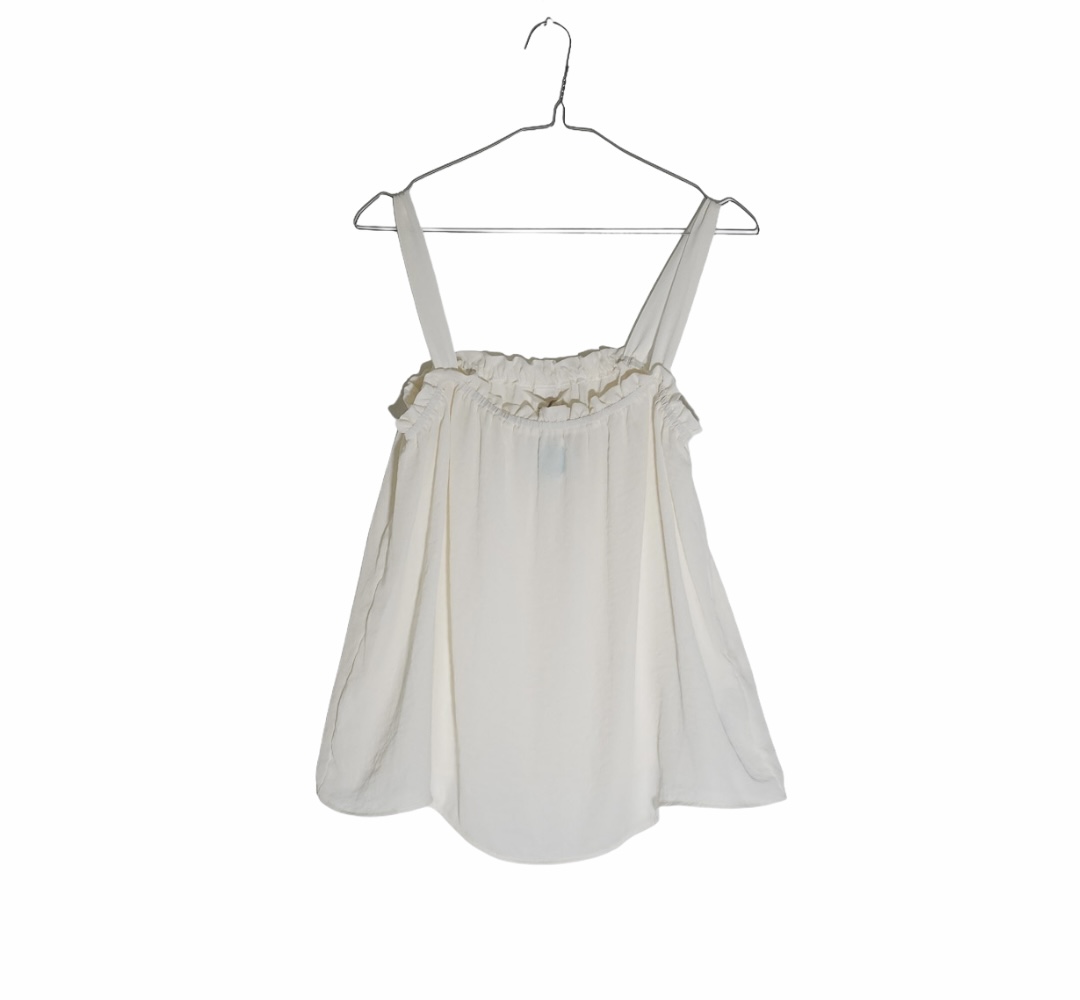H&M Cream Floaty Cami - Size 8 - The Re: Club
