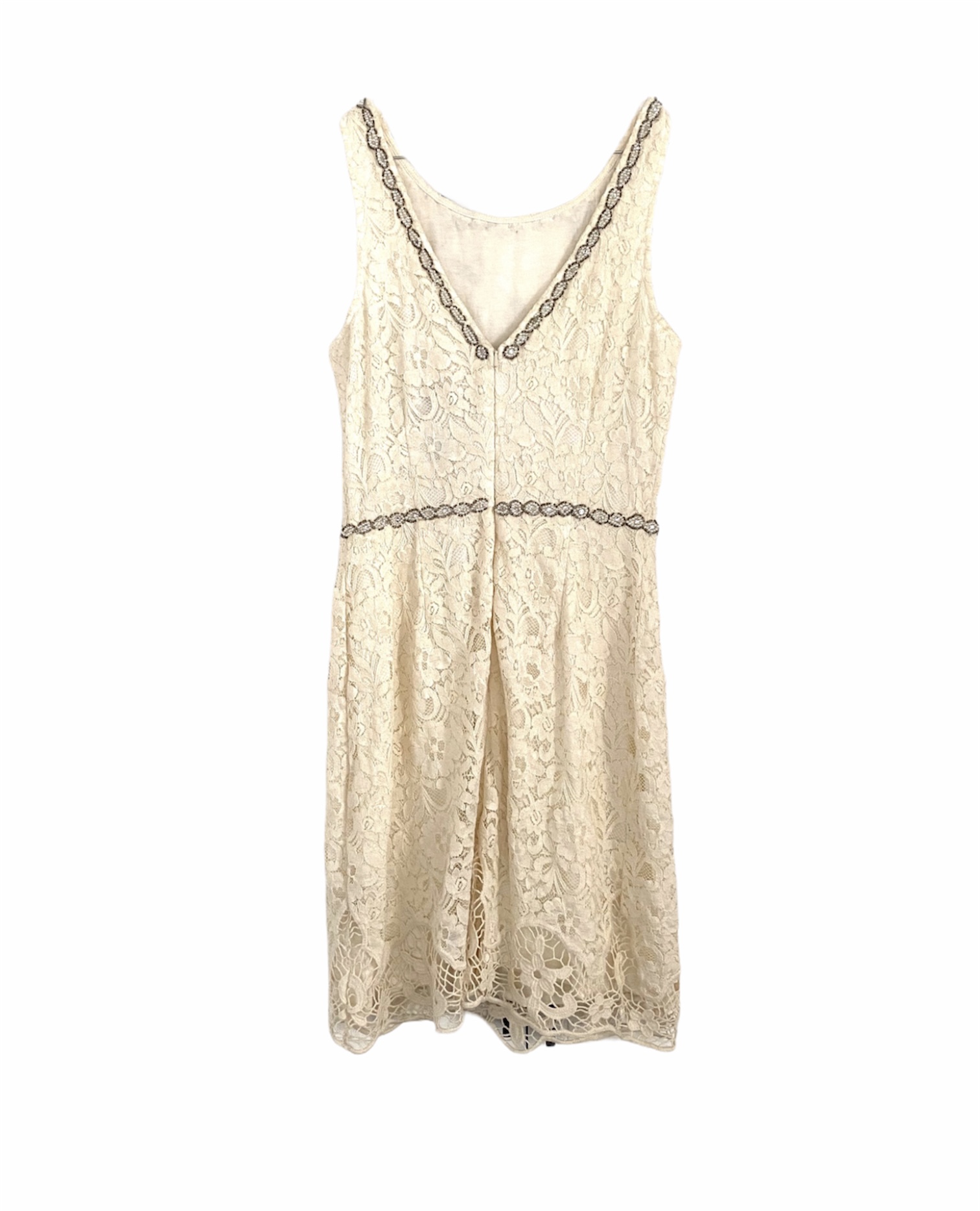 Forever New Lace Jewelled Dress - Size 8 - The Re: Club