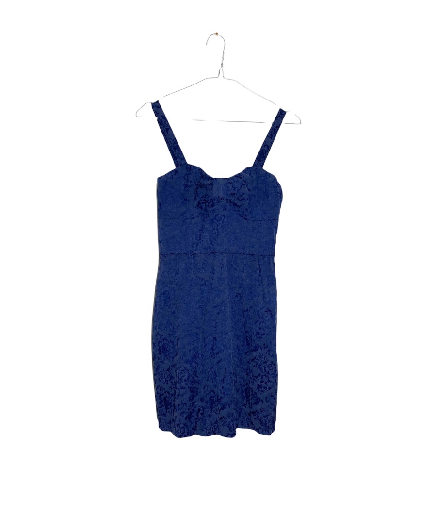 Valleygirl Blue Pattern Mini Dress - Size 8 - The Re: Club