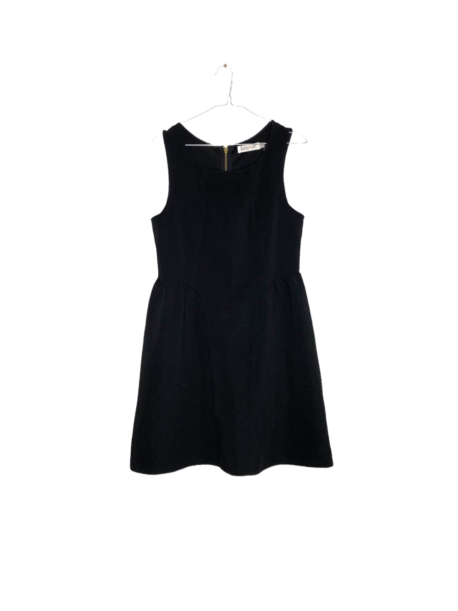 Sunny Girl Black Short Dress - Size 10 - The Re: Club