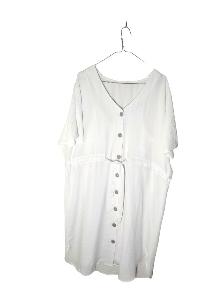 Anko White Shirt Dress- Size 14 - The Re: Club