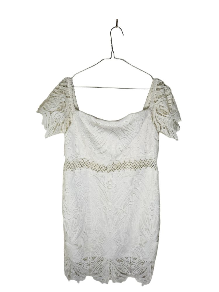 Dotti White Lace Dress- Size 16 - The Re: Club